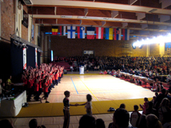 The competition hall in Butgenbach
